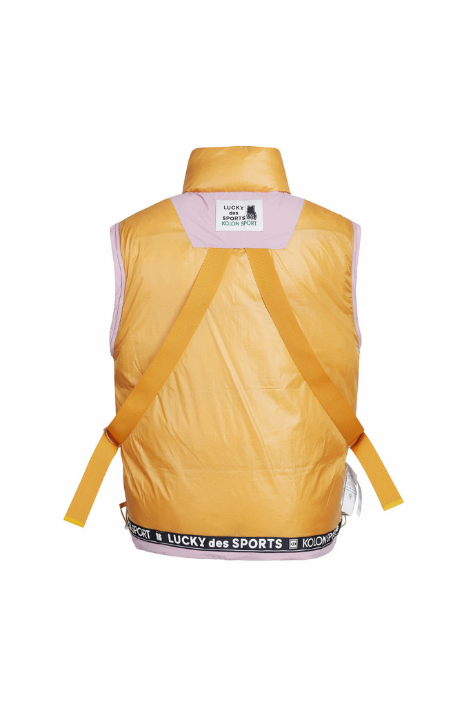 [럭키슈에뜨]패딩 코트 조끼 롱패딩 코오롱스포츠--9