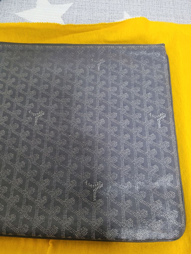 고야드 GM 세나 클러치 스폐셜컬러 그레이--2