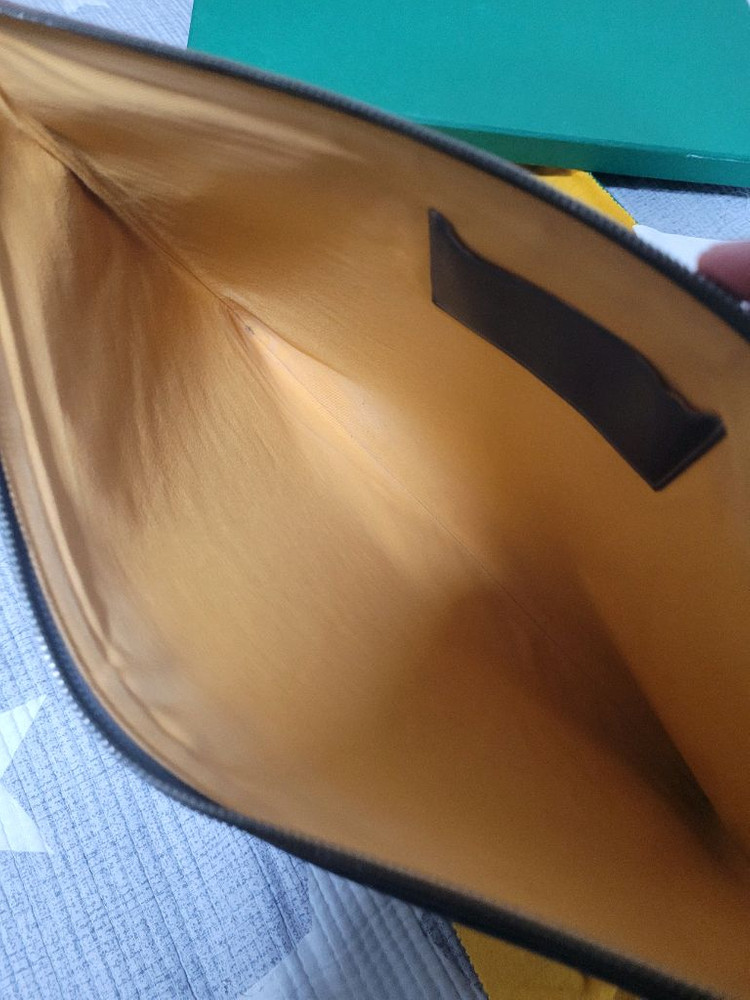 고야드 GM 세나 클러치 스폐셜컬러 그레이--9