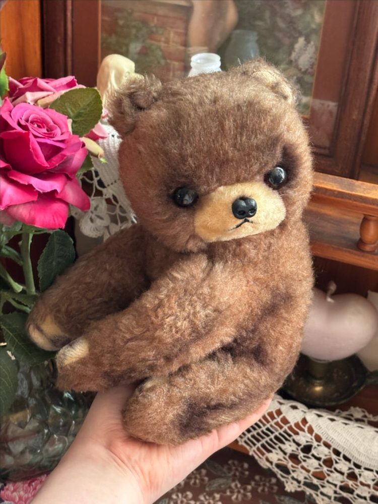 80년대 일본 쇼와레트로 KAMAR 앤틱소품 빈티지인형 테디베어 곰인형 희귀수집품 고전인형 빈티지소품 앤틱인형--3