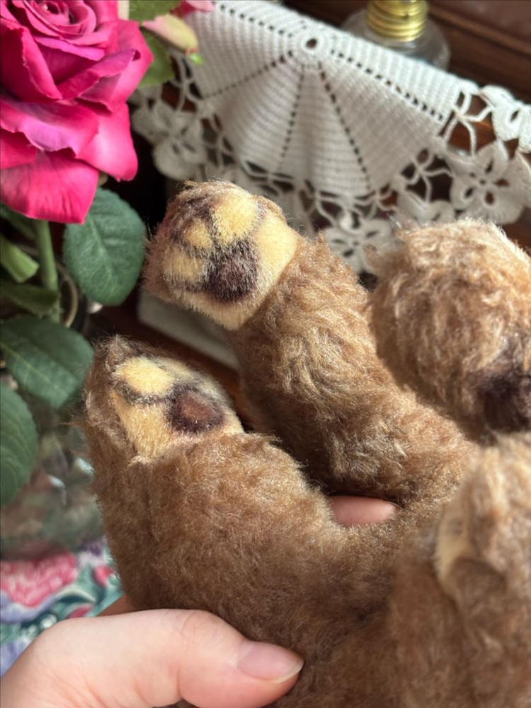 80년대 일본 쇼와레트로 KAMAR 앤틱소품 빈티지인형 테디베어 곰인형 희귀수집품 고전인형 빈티지소품 앤틱인형--4