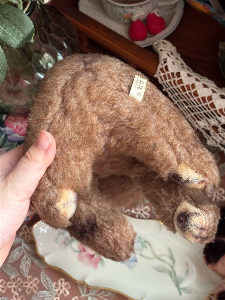 80년대 일본 쇼와레트로 KAMAR 앤틱소품 빈티지인형 테디베어 곰인형 희귀수집품 고전인형 빈티지소품 앤틱인형--7