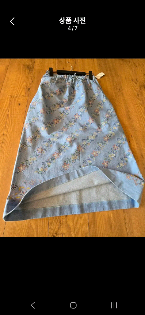 프리) 새 제품/ 면100% 롱스커트--3