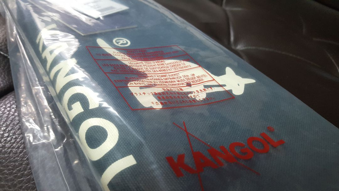 캉골에코백 네이비 미개봉새재품--4