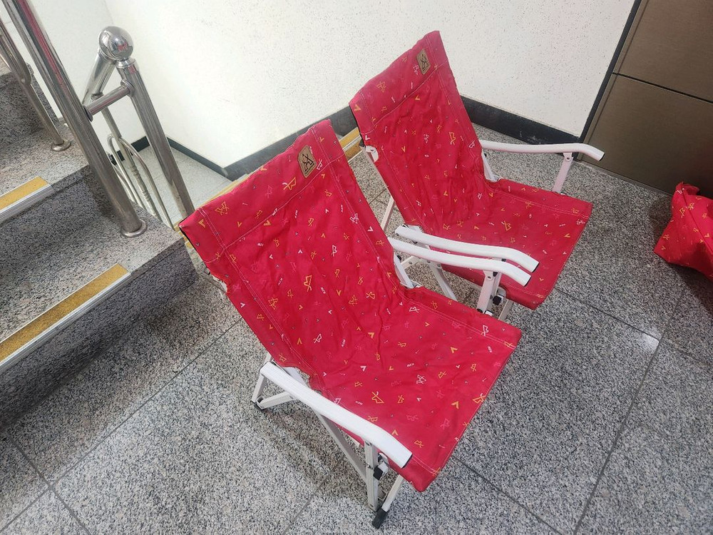 카즈미 모노그램 미니 릴렉스체어 두개일괄--1