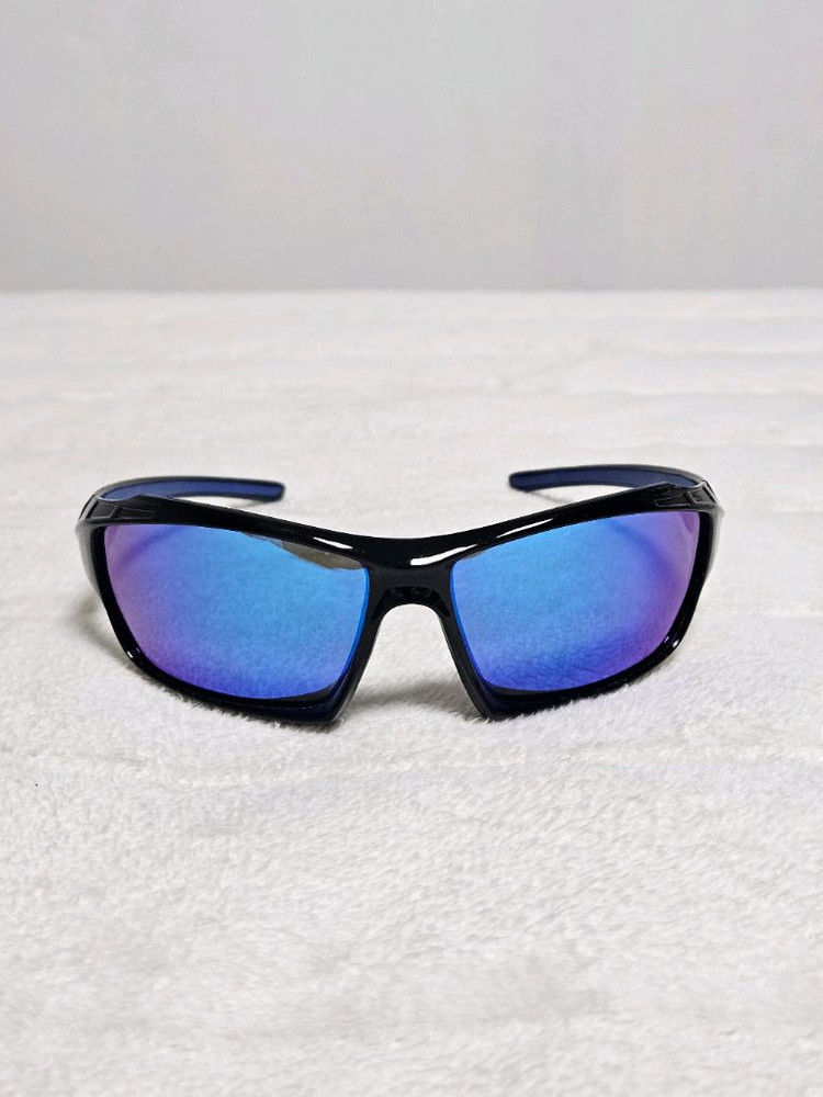 (새것) 블루미러렌즈 스포츠 선글라스 런닝 자전거 편광 틴트안경--1