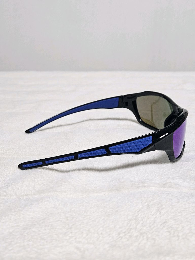 (새것) 블루미러렌즈 스포츠 선글라스 런닝 자전거 편광 틴트안경--2