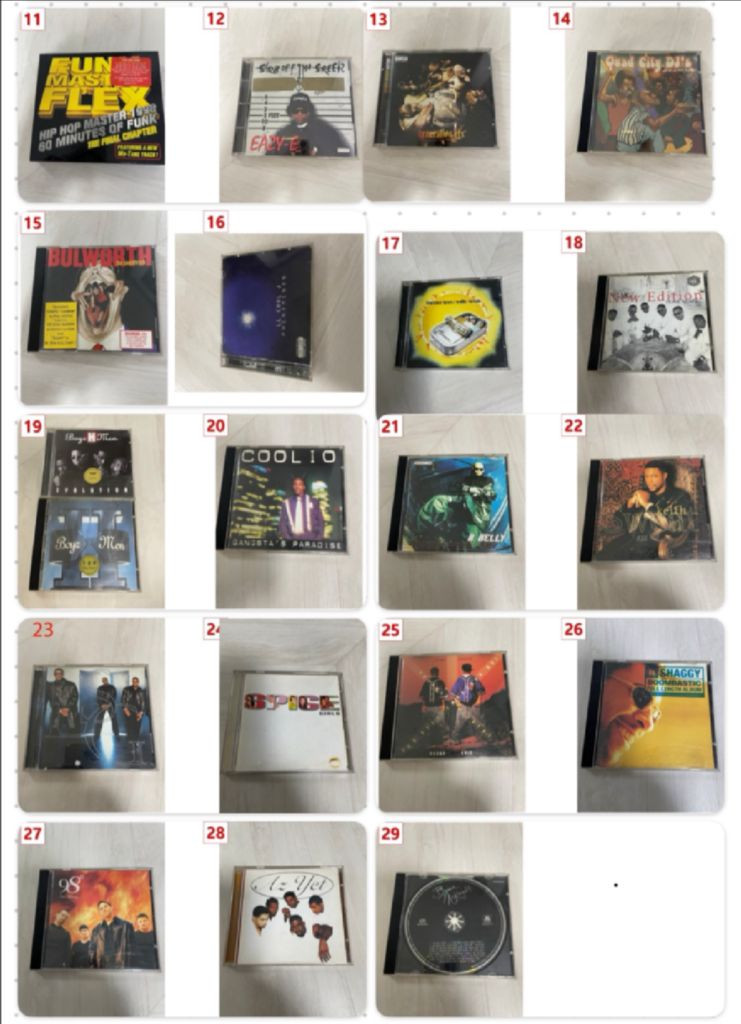 해외 힙합/팝 빌보드 CD/테이프 앨범 일괄 팝니다--2