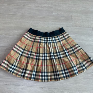 버버리키즈 체크스커트