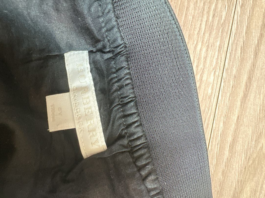 버버리키즈 체크스커트--2