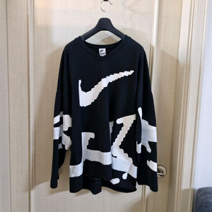 나이키 NSW 클럽 하키 저지 블랙 화이트 아시아 L