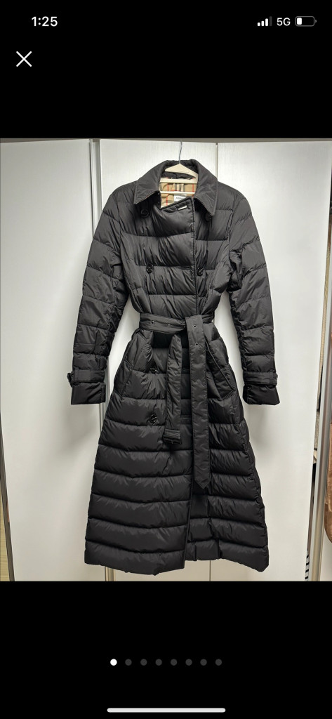 버버리 퍼퍼 코트 M--0