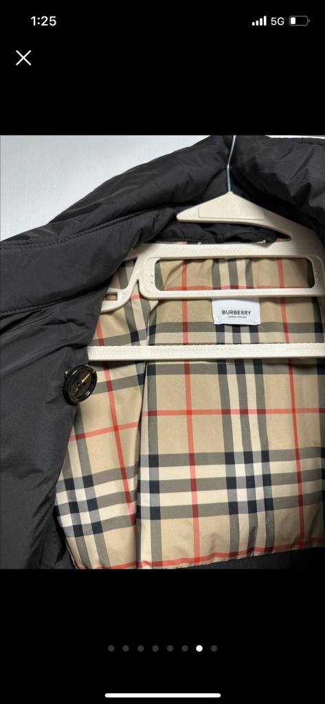 버버리 퍼퍼 코트 M--4