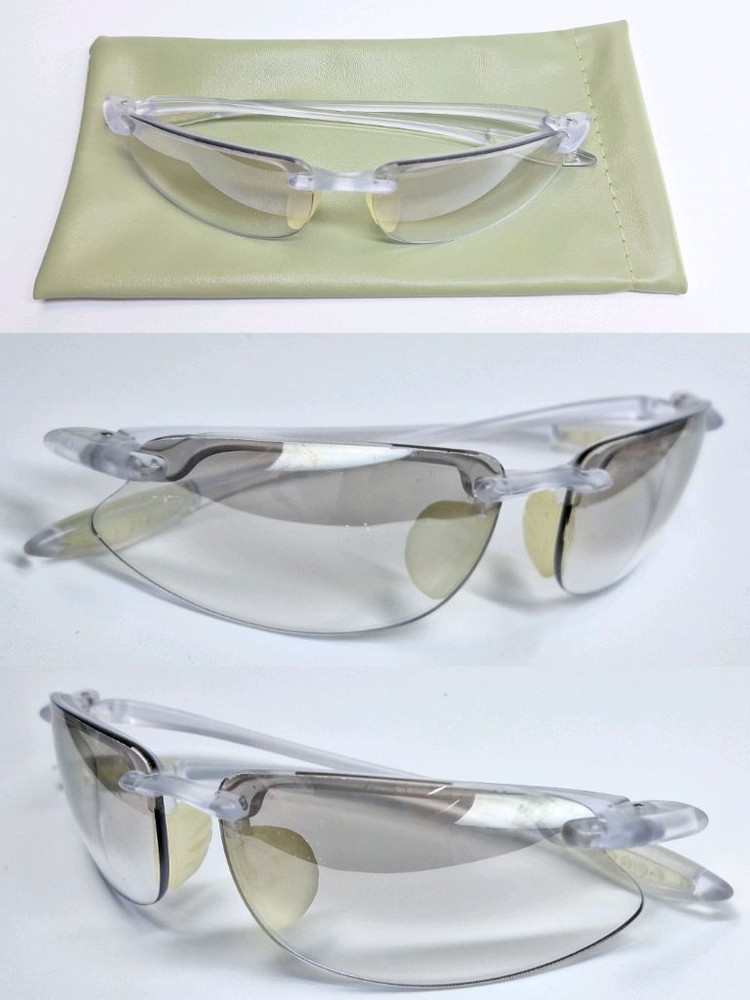 일본 수입 SWANS 스완스 스포츠 랩어라운드 선글라스 아이웨어 패션 골프 런닝 낚시 야외 운동 y2k 고프코어 이미지