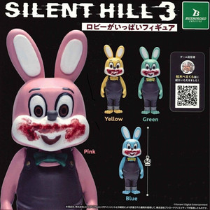 [새상품][5개 일괄 판매] 사일런트 힐3 로비 더 래빗 피규어 5개 가챠 캡슐 판매해요. 이미지