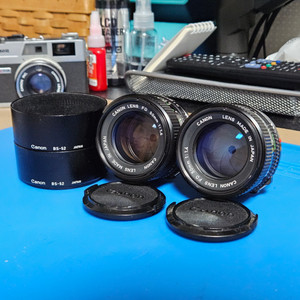 캐논 New FD 50mm f1.4 + BS-52 후드 (클리닝 완)