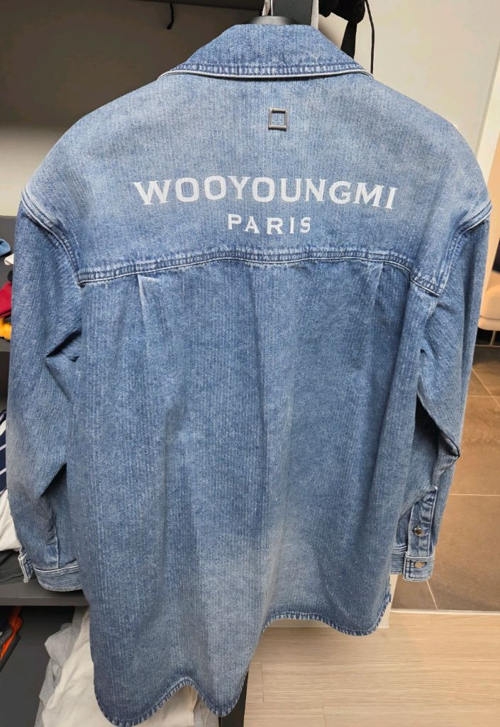 우영미 블루 코듀로이 데님 백로고 셔츠 W251SH17_995L_BLUE[48]--3