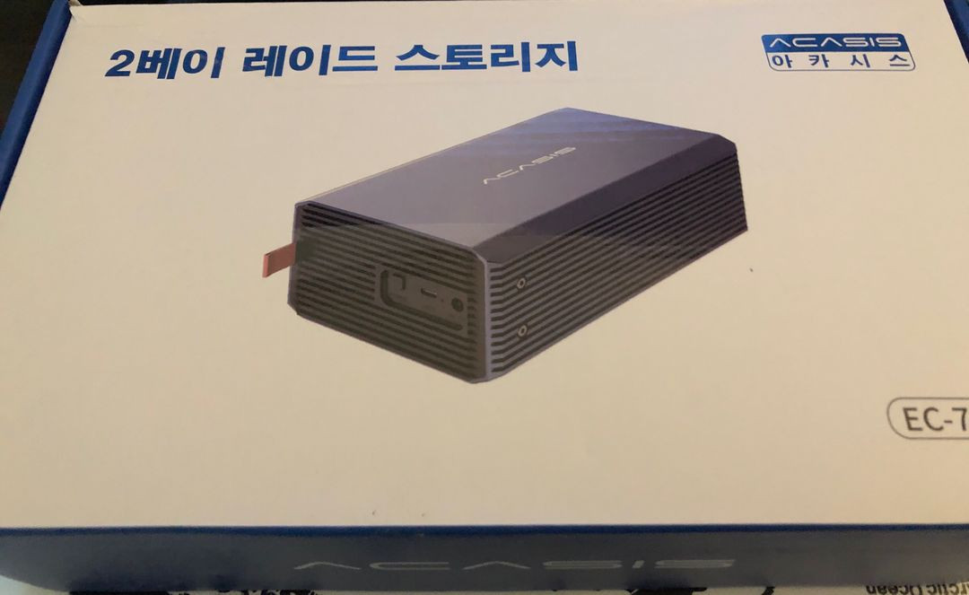 ACASIS 2베이 레이드 스토리지 EC-7352--0