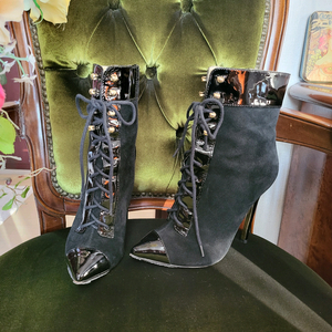 정품 Versace 베르사체 세무 레이스업 부츠