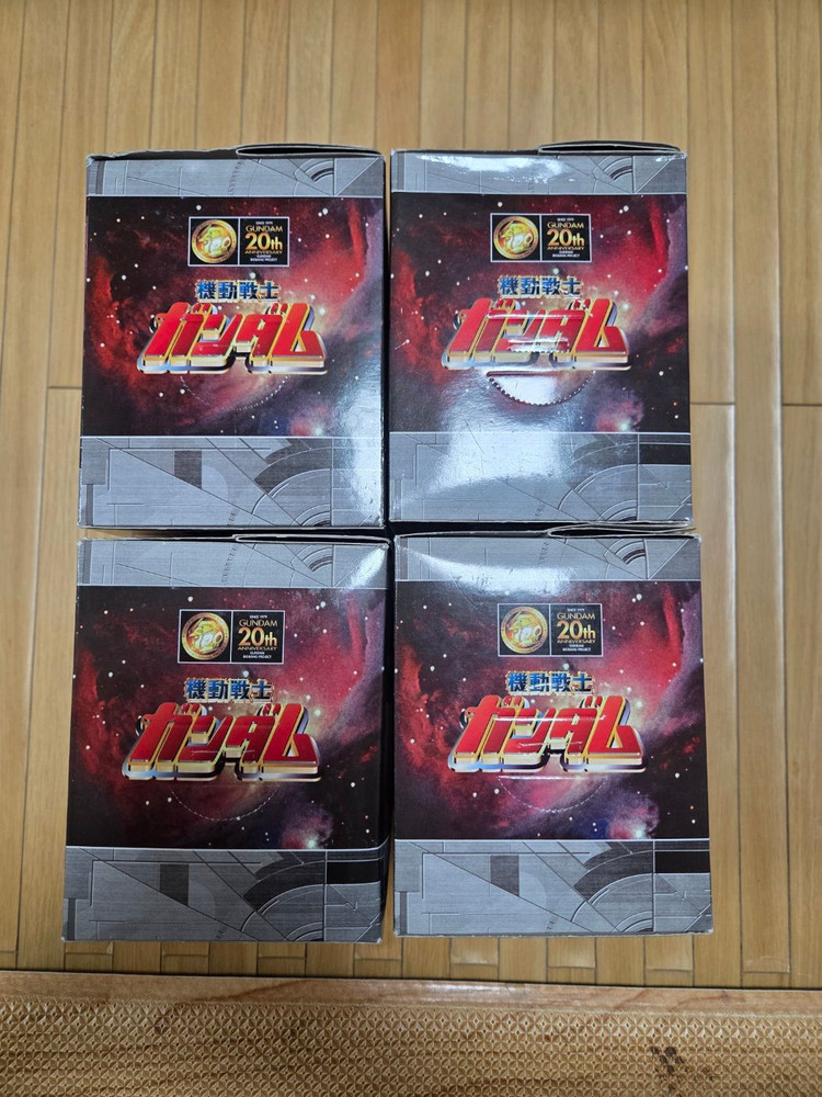 [새상품][레어템][4종세트] 반프레스토 기동전사 건담 리얼 사운드 피규어 컬렉션 4종 세트 이미지