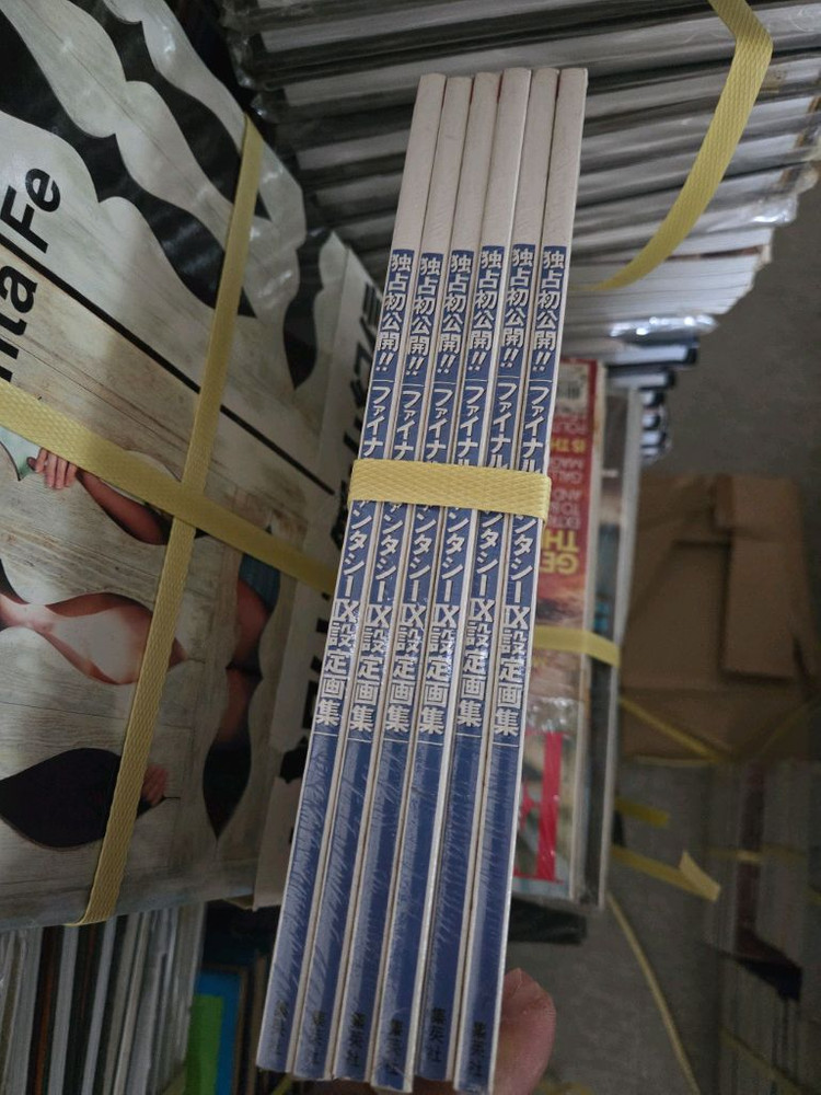 파이널 판타지 IX 설정화집 V점프 특제판 새책미개봉--2