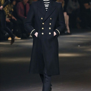 생로랑 / 밀리터리 코트 / 블랙 / 사이즈 50 이미지