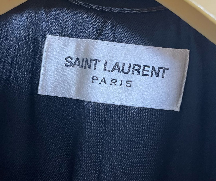 생로랑 / 밀리터리 코트 / 블랙 / 사이즈 50 이미지