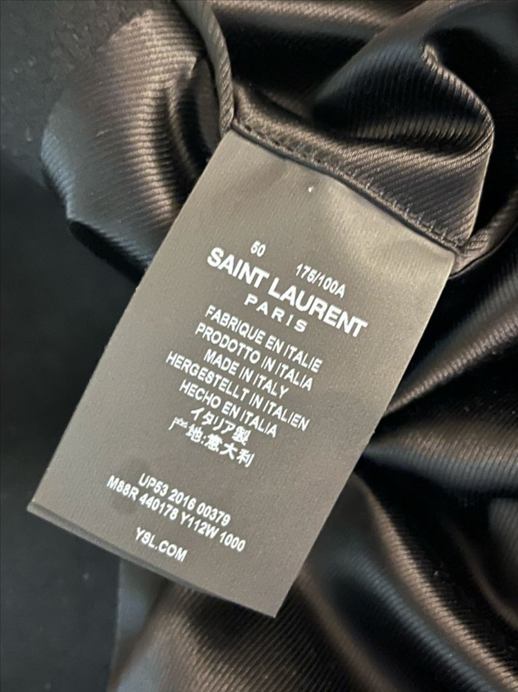 생로랑 / 밀리터리 코트 / 블랙 / 사이즈 50 이미지