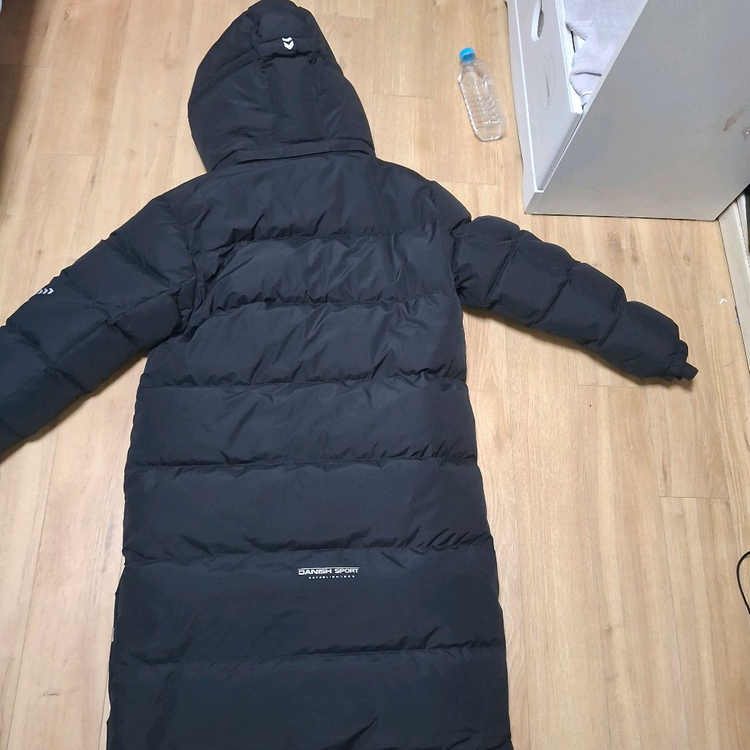 험멜 롱패딩--1