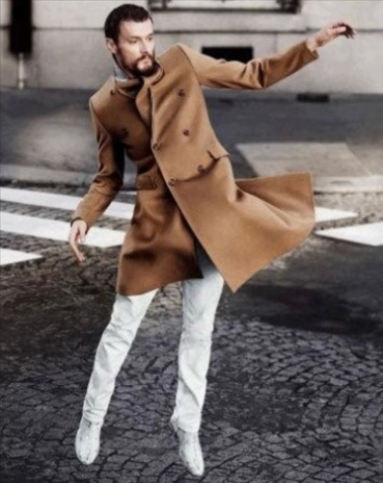 H&M x 마르지엘라 / 코트 / 카멜 / 사이즈 46 이미지