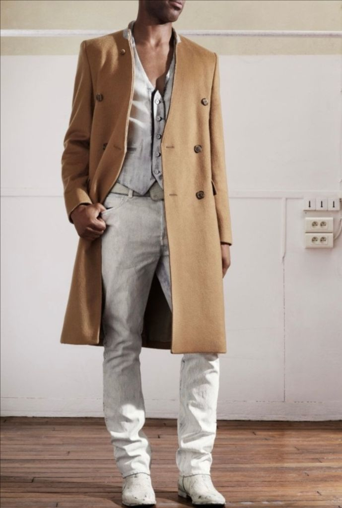 H&M x 마르지엘라 / 코트 / 카멜 / 사이즈 46 이미지