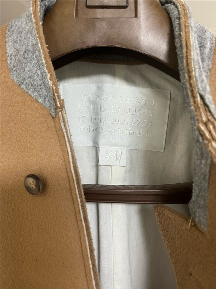 H&M x 마르지엘라 / 코트 / 카멜 / 사이즈 46 이미지
