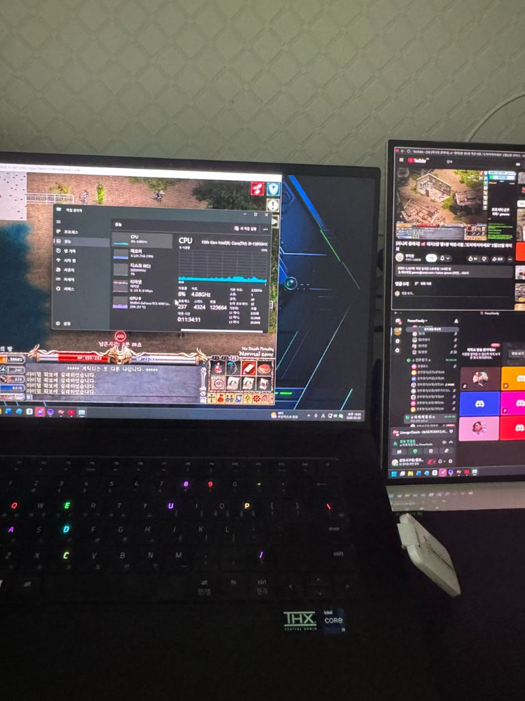 하이엔드/게이밍노트북/레이저블레이드16/ssd1T/cpui9/메모리32g/RTX4080 이미지