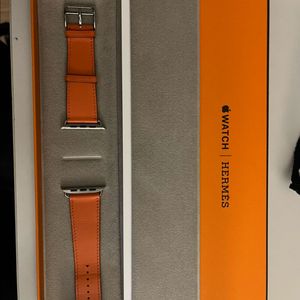 애플워치 에르메스 44mm 오렌지 싱글 투어