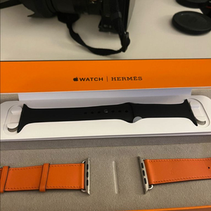 미사용) 애플워치 에르메스 스포츠밴드 블랙 (밴드만)