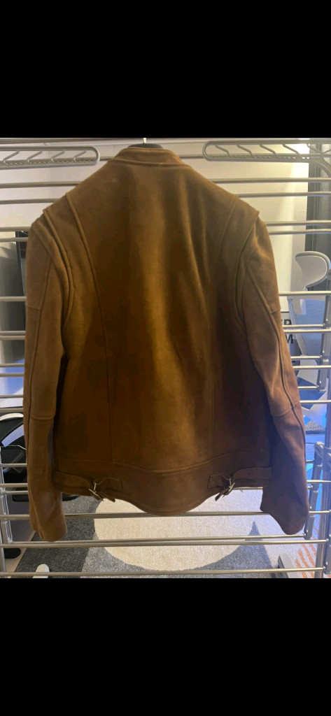 스웨이드 라이더 자켓 이미지