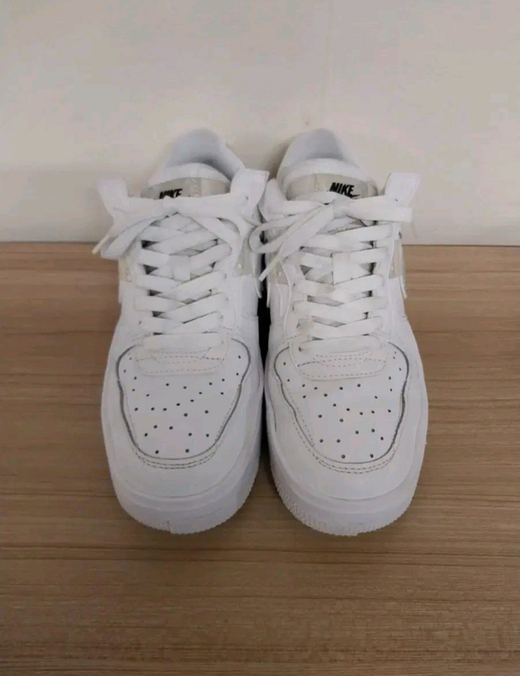 여성 나이키 에어포스1 폰탄카 올화이트 운동화 (250)--0