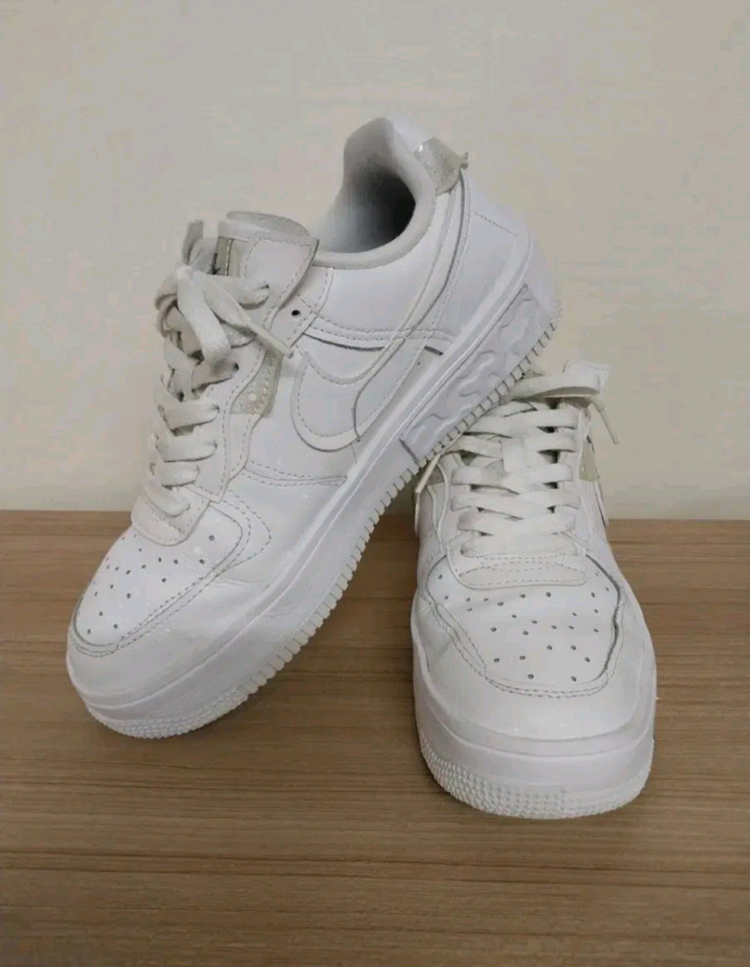 여성 나이키 에어포스1 폰탄카 올화이트 운동화 (250)--2