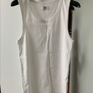 무탠다드 에센셜 탱크 탑 화이트m사이즈판매