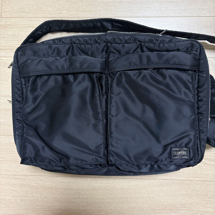 요시다포터 porter 탱커 숄더백 블랙 라지 XL--0