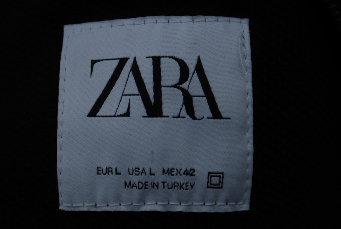 W(L) 자라 집업 바람막이 점퍼자켓 라이더 블랙--4