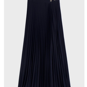유메르 썸머 라피네 플리츠 스커트 딥네이비