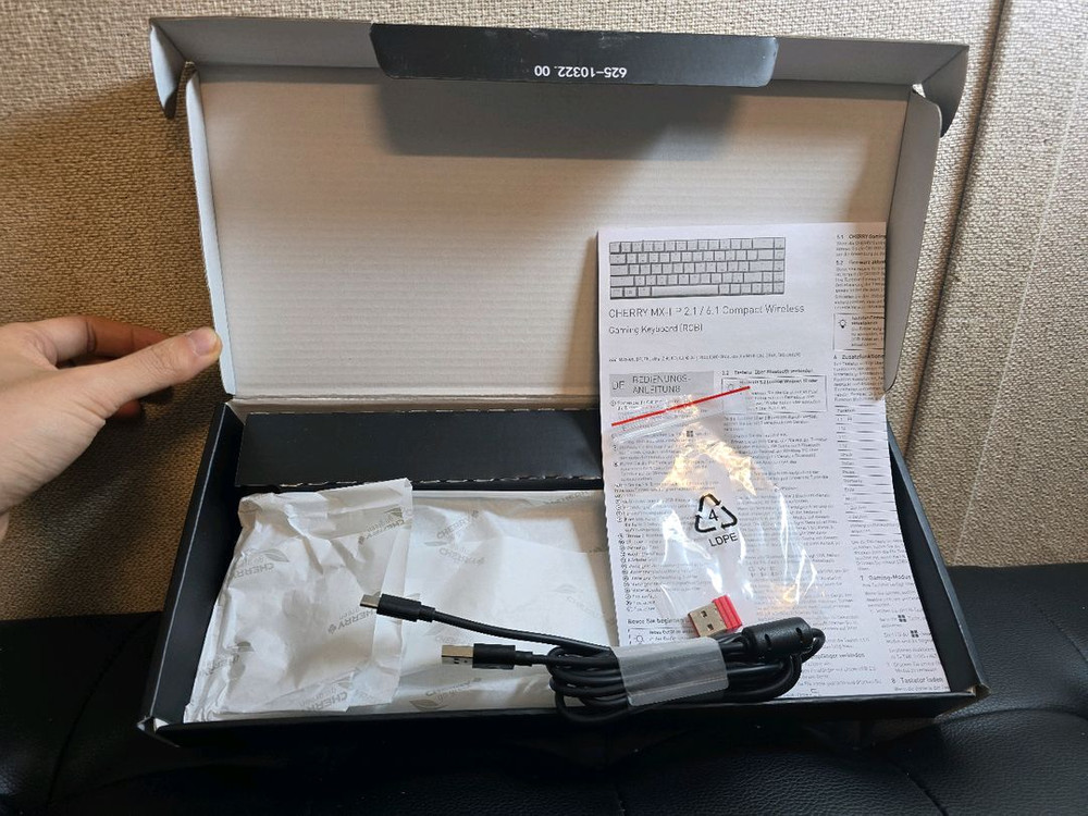 체리 MX LP 2.1 적축 로우프로파일 키보드--2