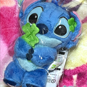 CGV 스티치 네잎클로버 인형 키링