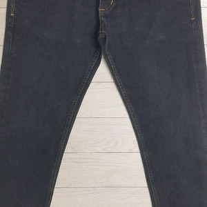 [A/X]아르마니 정품(사방스판) 가죽패치 금장대님 33인치(No.73)S급!