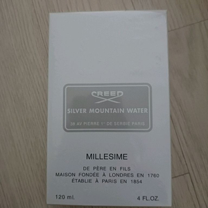 크리드 실버 마운틴 워터 120ml 새상품