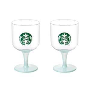 스타벅스 스태카 고블렛 유리잔 2P 미개봉 새제품