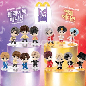 방탄소년단 타이니탄 맥도날드 해피밀 14종 풀세트 처분합니다 이미지