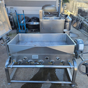 가스 만능조리기 가스 회전국솥 튀김 볶음 부침 조림 철판 이미지