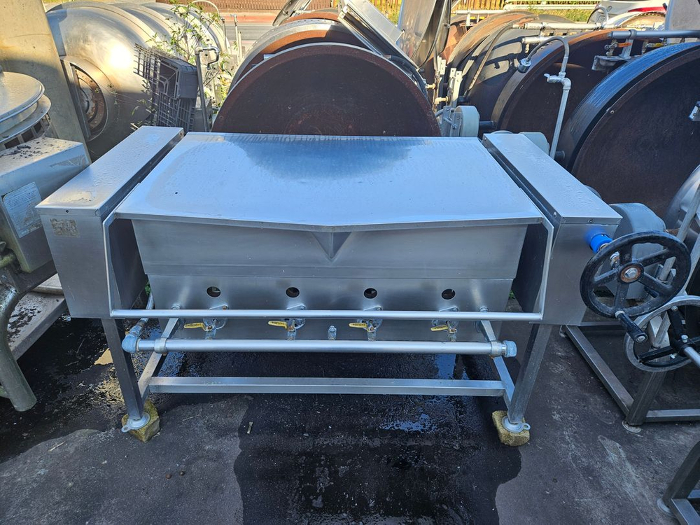 가스 만능조리기 가스 회전국솥 튀김 볶음 부침 조림 철판 이미지